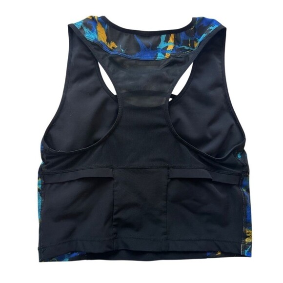 Nike ACG Crop Top AOP CU0262-010 Blue Black Size XS Sport Bra Compression - Picture 3 of 10